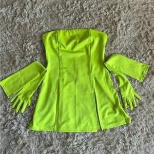 NWOT Miscreants London x Revolve Cupid Mini Dress W/ Gloves UK 16‎ US 12